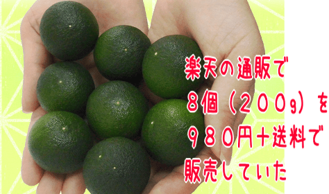 ８個９８０円＋送料